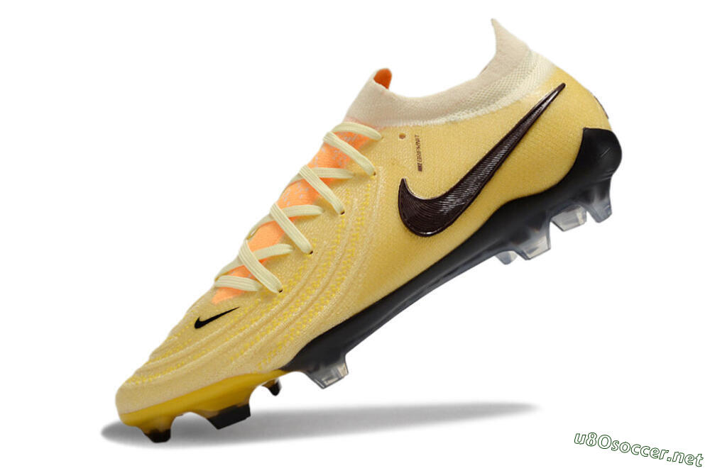 Men's Nike Phantom GX 2 Elite FG Football Boots - Yellow/Black 5