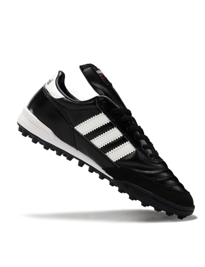 Men's Adidas Mundial Team Astro TF Football Shoes - Black/White