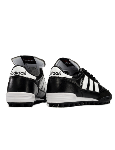 Men's Adidas Mundial Team Astro TF Football Shoes - Black/White