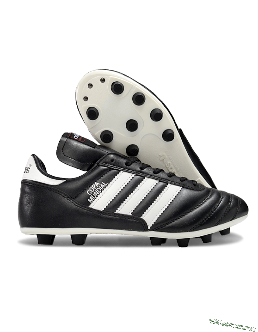 Men's Adidas Mundial Team Astro TF Football Shoes - Black/White 2