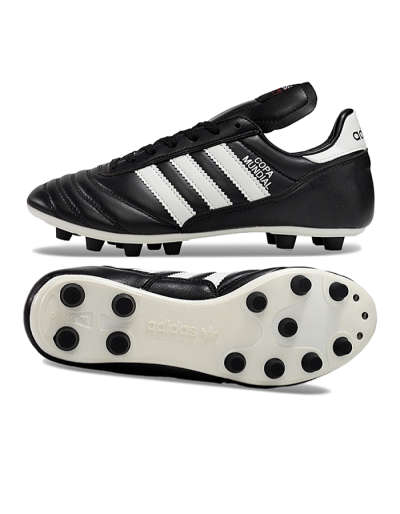 Men's Adidas Mundial Team Astro TF Football Shoes - Black/White