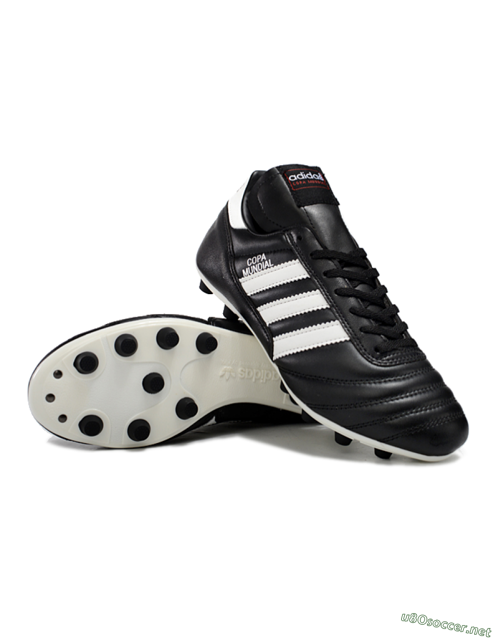 Men's Adidas Mundial Team Astro TF Football Shoes - Black/White 3