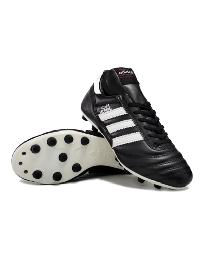 Men's Adidas Mundial Team Astro TF Football Shoes - Black/White