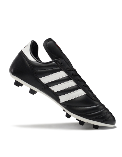 Men's Adidas Mundial Team Astro TF Football Shoes - Black/White