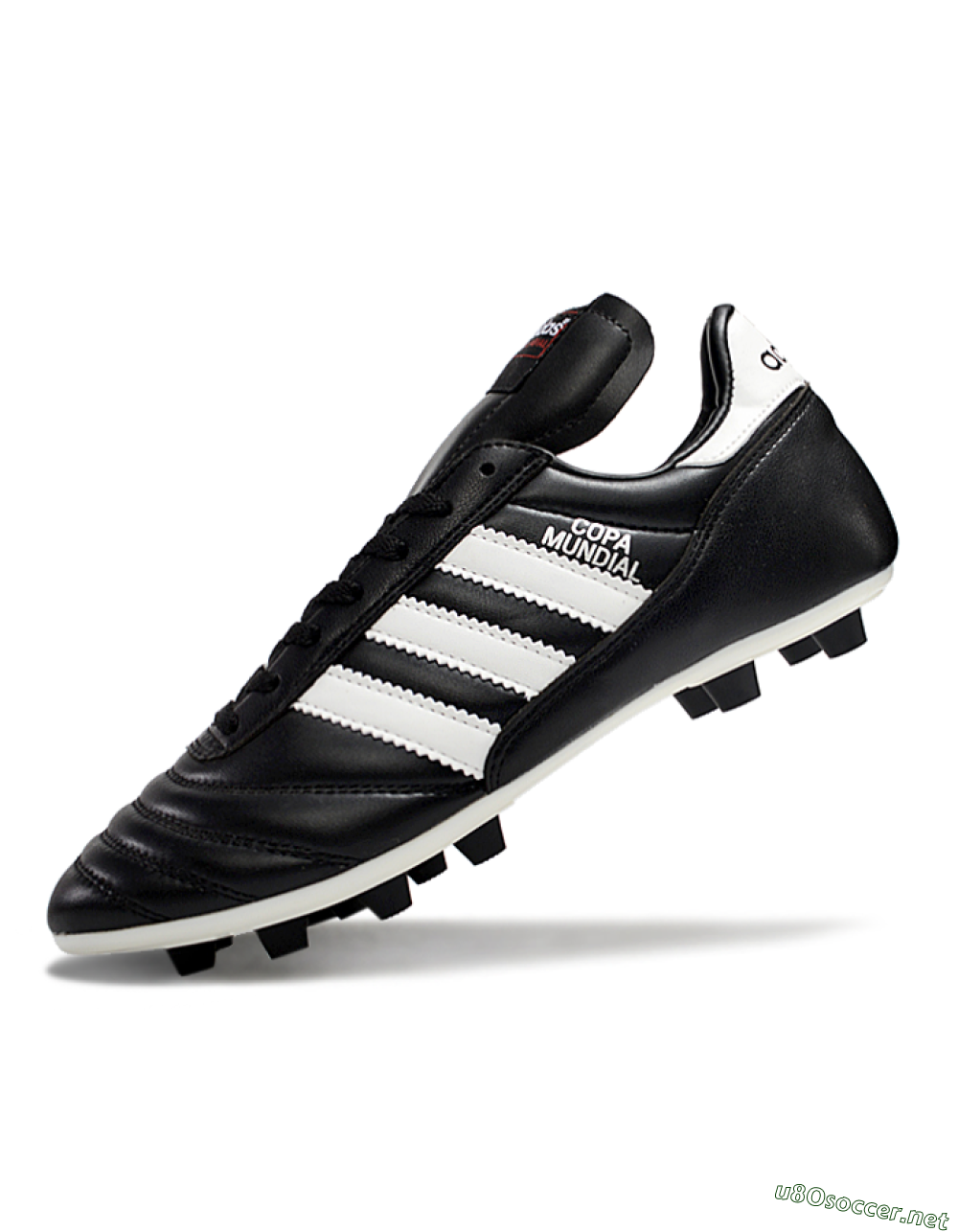 Men's Adidas Mundial Team Astro TF Football Shoes - Black/White 5