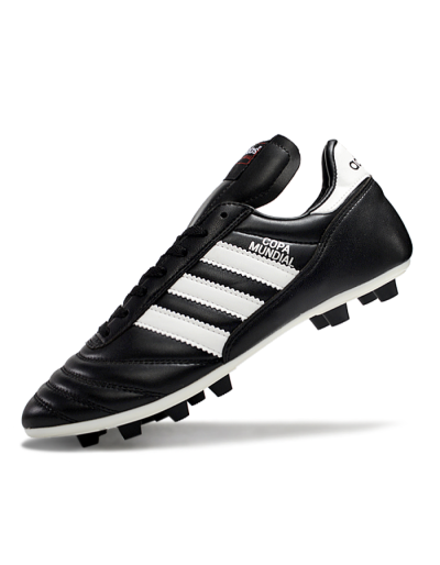 Men's Adidas Mundial Team Astro TF Football Shoes - Black/White