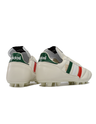 Men's Adidas Mundial Team Astro TF Football Shoes - Beige/Red/Green
