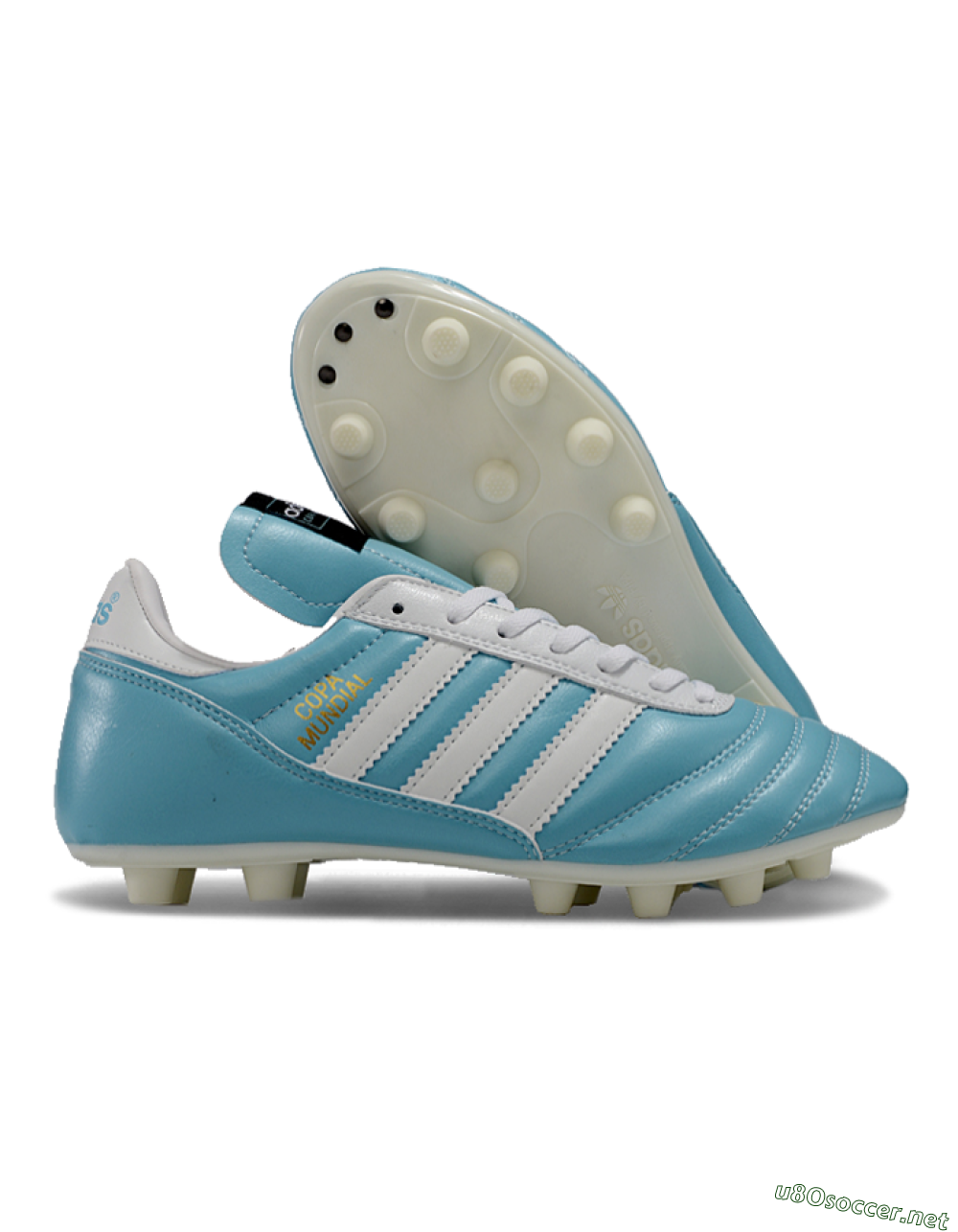 Men's Adidas Mundial Team Astro TF Football Shoes - Jade/White/Black 2