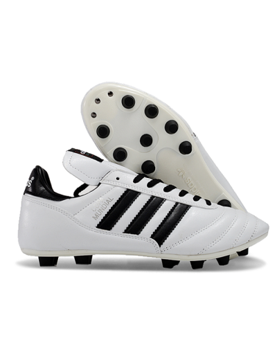 Men's Adidas Mundial Team Astro TF Football Shoes - White/Black