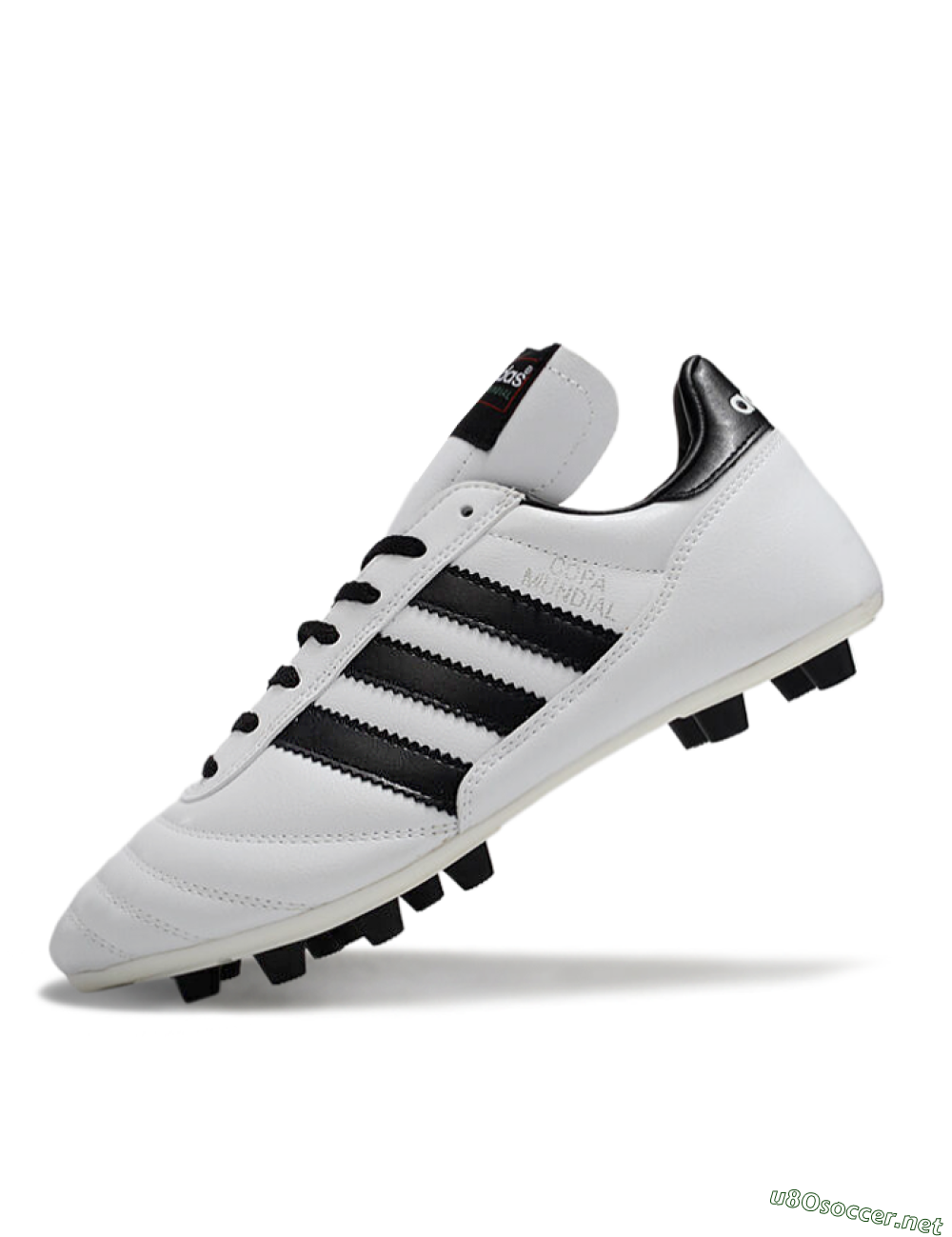 Men's Adidas Mundial Team Astro TF Football Shoes - White/Black 5