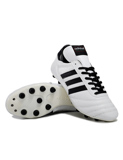 Men's Adidas Mundial Team Astro TF Football Shoes - White/Black