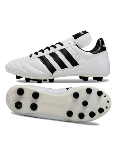 Men's Adidas Mundial Team Astro TF Football Shoes - White/Black