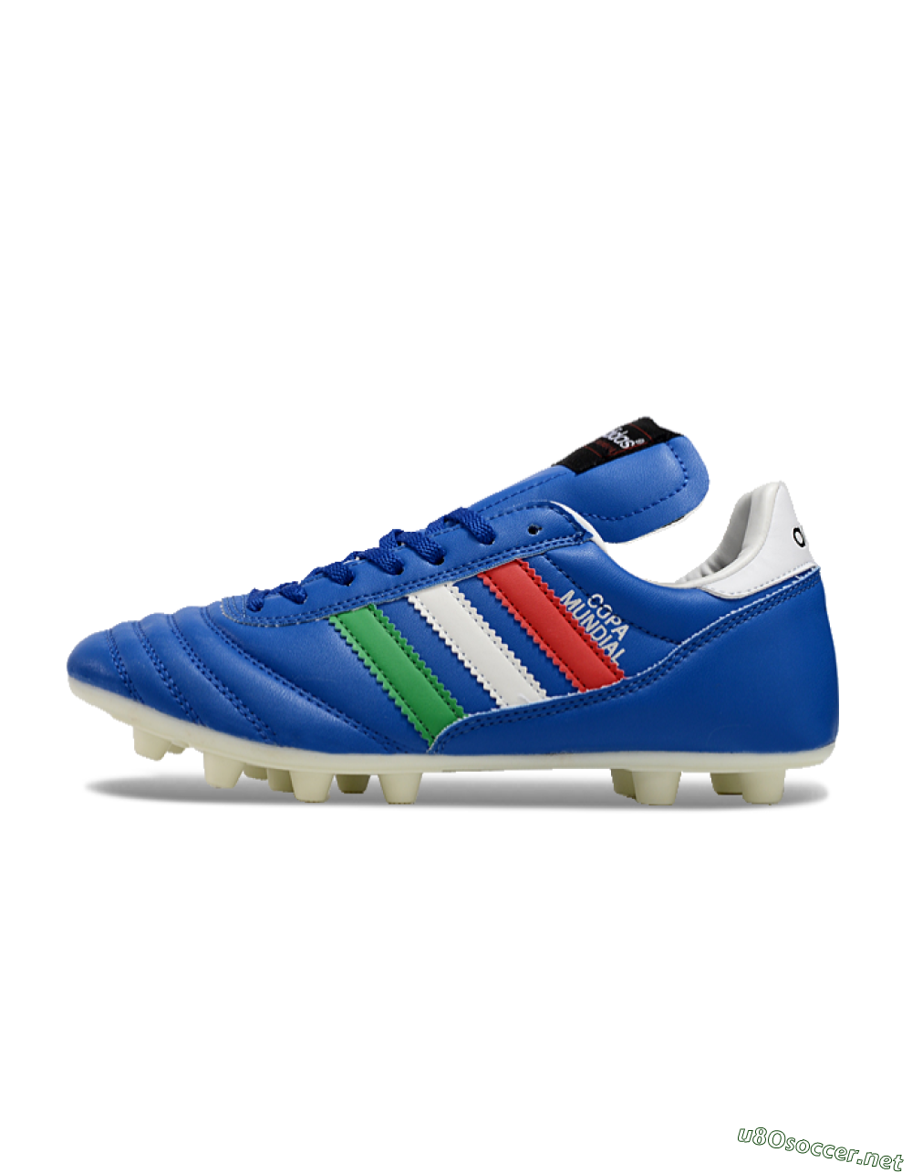 Men's Adidas Mundial Team Astro TF Football Shoes - Blue/Green/Red 2