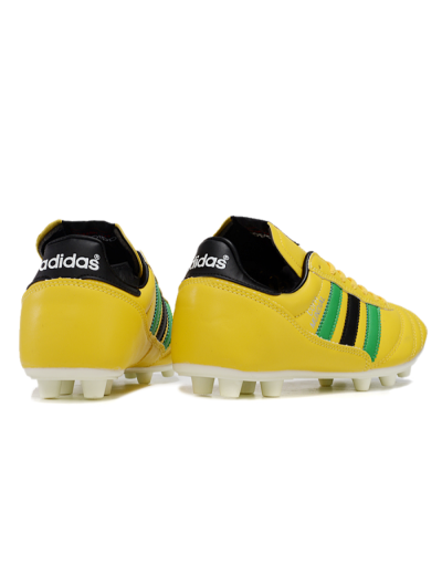 Men's Adidas Mundial Team Astro TF Football Shoes - Yellow/Green/Black