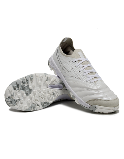 Men's Mizuno Morelia Neo Sala TF Football Shoes - Grey/White/Camo