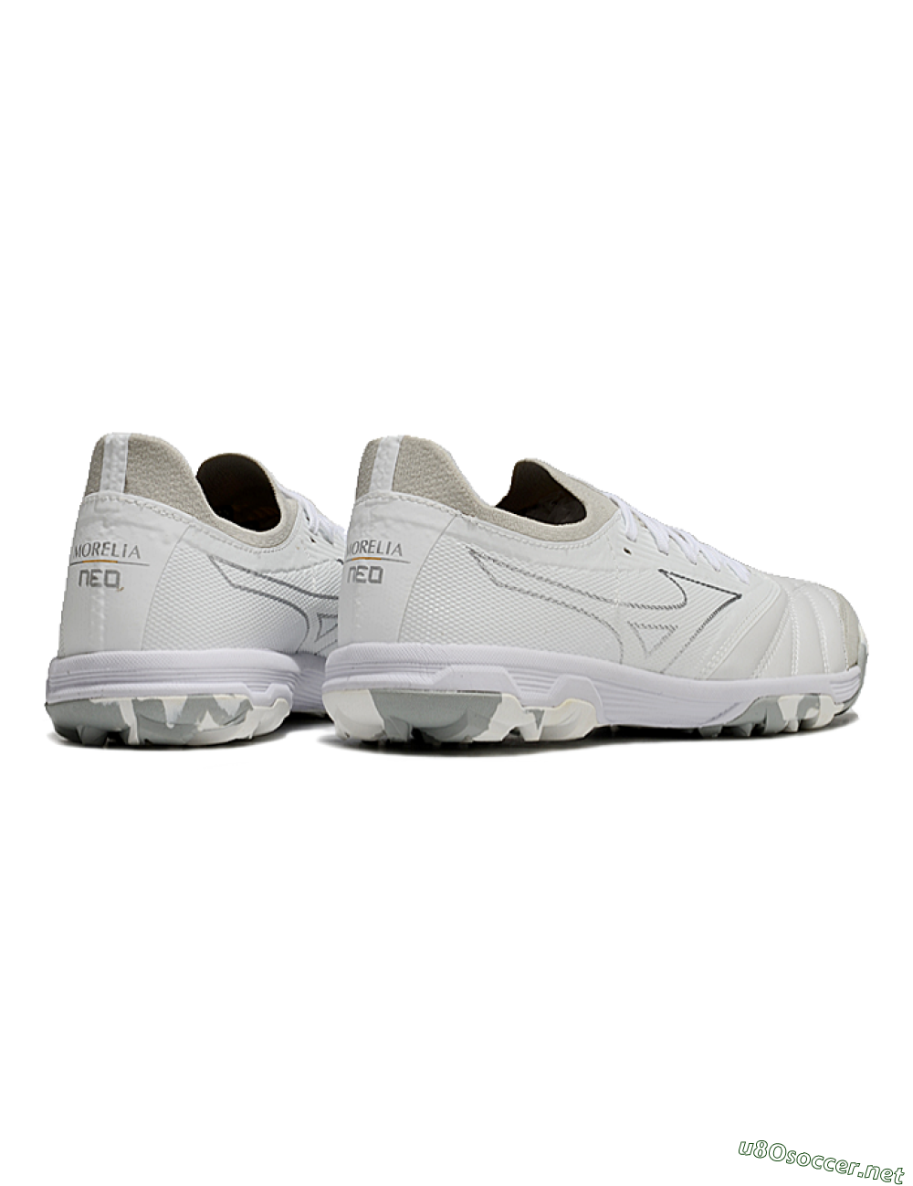 Men's Mizuno Morelia Neo Sala TF Football Shoes - Grey/White/Camo 6