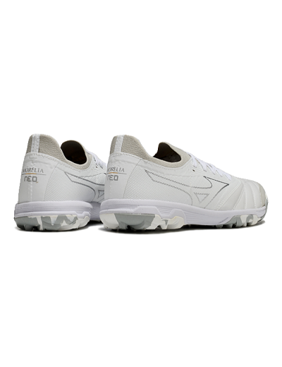 Men's Mizuno Morelia Neo Sala TF Football Shoes - Grey/White/Camo