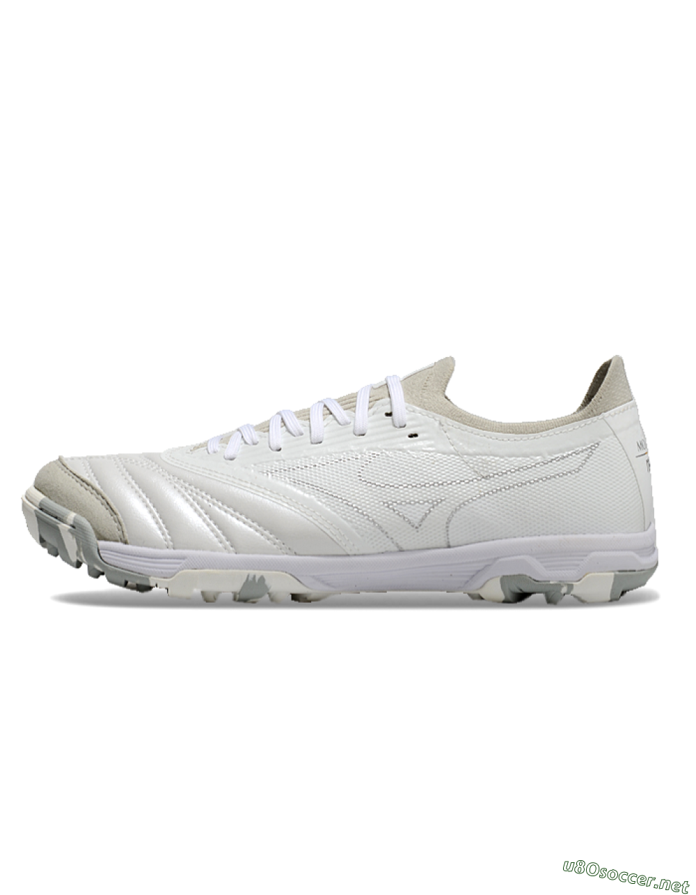 Men's Mizuno Morelia Neo Sala TF Football Shoes - Grey/White/Camo 0