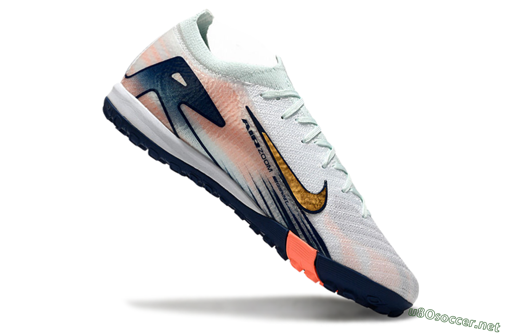 Unisex Nike Air Zoom Mercurial Vapor 16 Elite TF Football Shoes - Jade/Gold/Blue 5