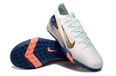 Unisex Nike Air Zoom Mercurial Vapor 16 Elite TF Football Shoes - Jade/Gold/Blue