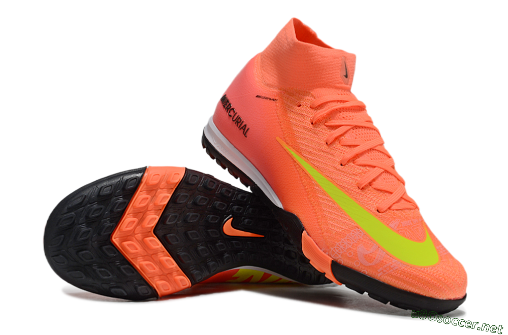 Unisex Nike Air Zoom Mercurial Superfly 10 Elite TF Football Shoes - Red/Yellow/White 1