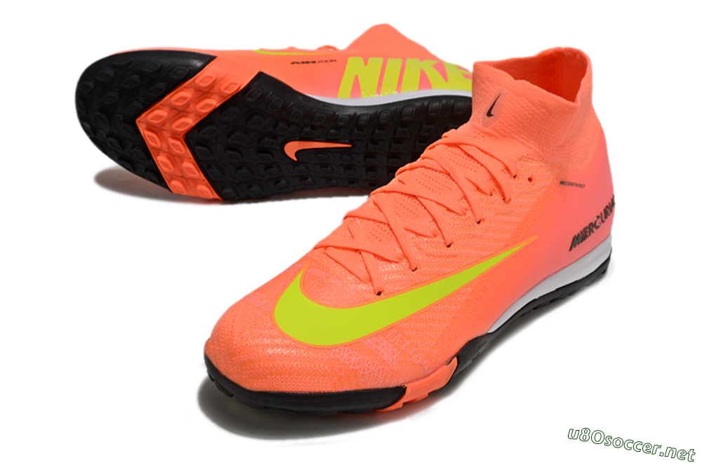 Unisex Nike Air Zoom Mercurial Superfly 10 Elite TF Football Shoes - Red/Yellow/White 3