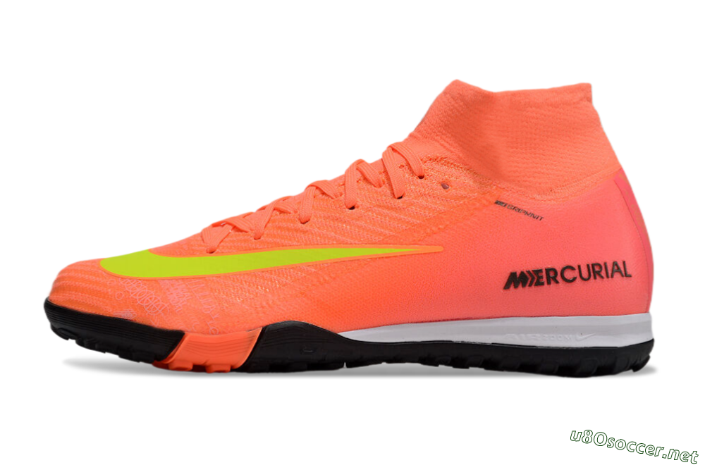Unisex Nike Air Zoom Mercurial Superfly 10 Elite TF Football Shoes - Red/Yellow/White 0
