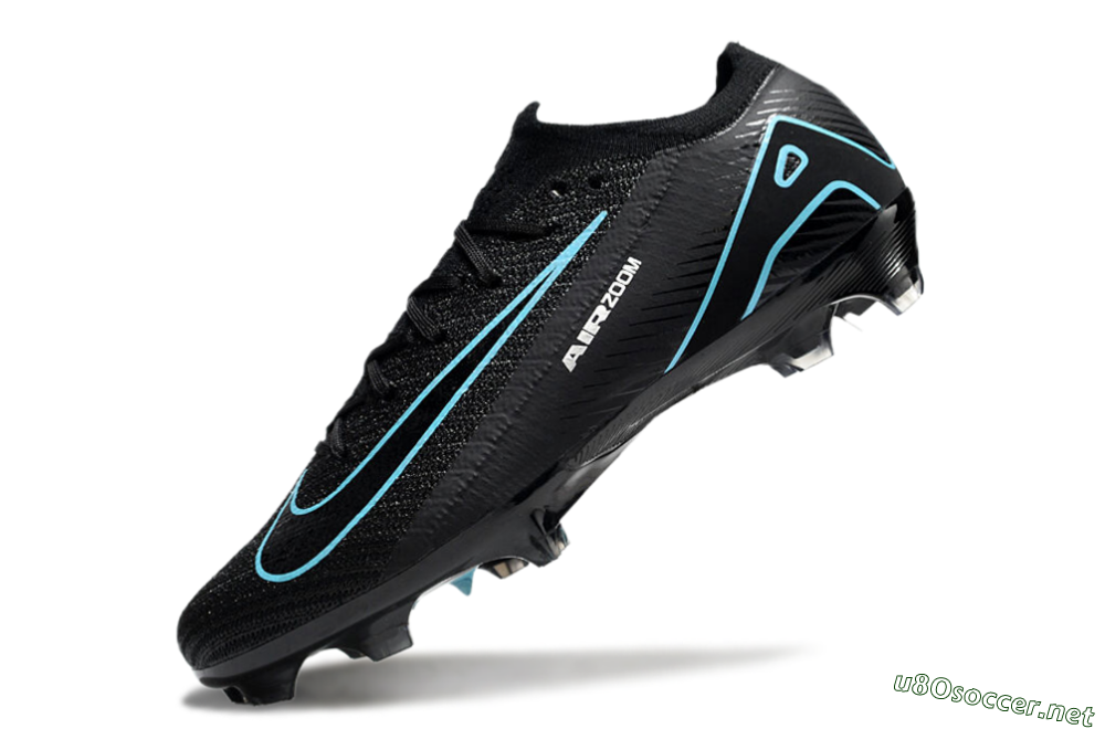 Unisex Nike Air Zoom Mercurial Vapor 16 Elite FG Football Boots - Black/Jade/White 5