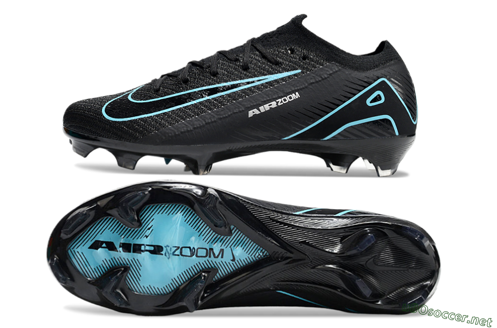 Unisex Nike Air Zoom Mercurial Vapor 16 Elite FG Football Boots - Black/Jade/White 1