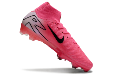 Unisex Nike Air Zoom Mercurial Superfly 10 Elite FG Football Boots - Pink/Black