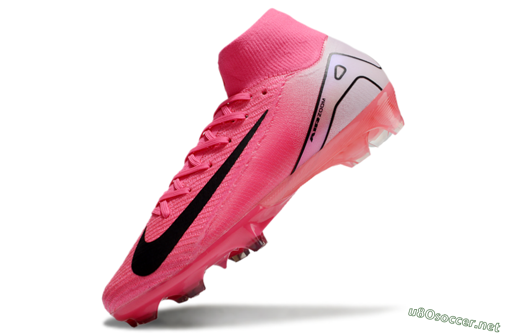Unisex Nike Air Zoom Mercurial Superfly 10 Elite FG Football Boots - Pink/Black 5