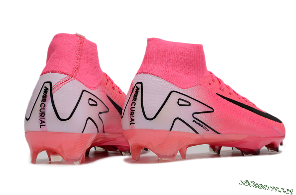 Unisex Nike Air Zoom Mercurial Superfly 10 Elite FG Football Boots - Pink/Black 6
