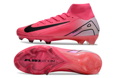 Unisex Nike Air Zoom Mercurial Superfly 10 Elite FG Football Boots - Pink/Black
