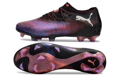 Men's Puma Future 8 Ultimate FG Football Boots - Black/Purple/Red