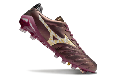 Men's Mizuno Morelia Neo 4 FG Football Boots - Red/White/Gold