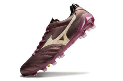 Men's Mizuno Morelia Neo 4 FG Football Boots - Red/White/Gold
