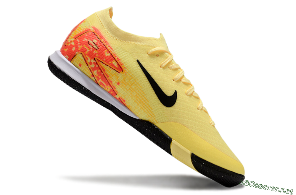Men's Nike Air Zoom Mercurial Vapor 16 Elite IC Football Shoes - Yellow/Black/Red 4