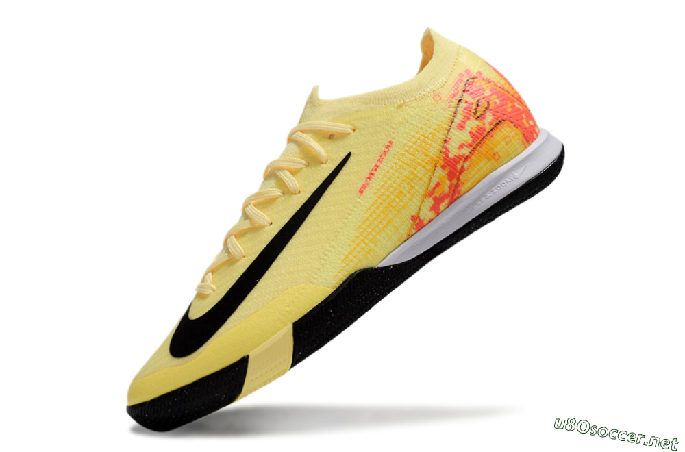 Men's Nike Air Zoom Mercurial Vapor 16 Elite IC Football Shoes - Yellow/Black/Red 5