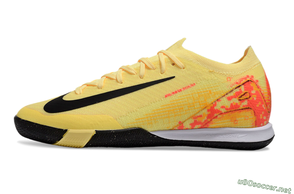 Men's Nike Air Zoom Mercurial Vapor 16 Elite IC Football Shoes - Yellow/Black/Red 0