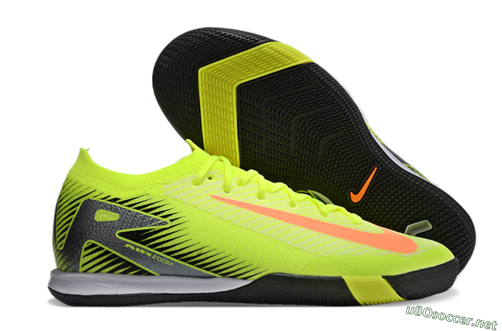 Men's Nike Air Zoom Mercurial Vapor 16 Elite IC Football Shoes - Yellow/Orange/Silver 2