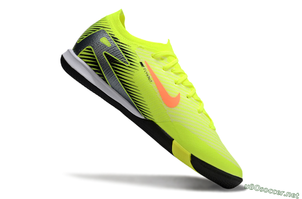 Men's Nike Air Zoom Mercurial Vapor 16 Elite IC Football Shoes - Yellow/Orange/Silver 4