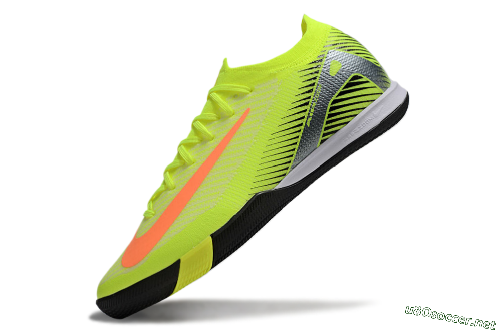 Men's Nike Air Zoom Mercurial Vapor 16 Elite IC Football Shoes - Yellow/Orange/Silver 5