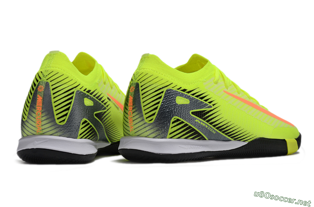 Men's Nike Air Zoom Mercurial Vapor 16 Elite IC Football Shoes - Yellow/Orange/Silver 6