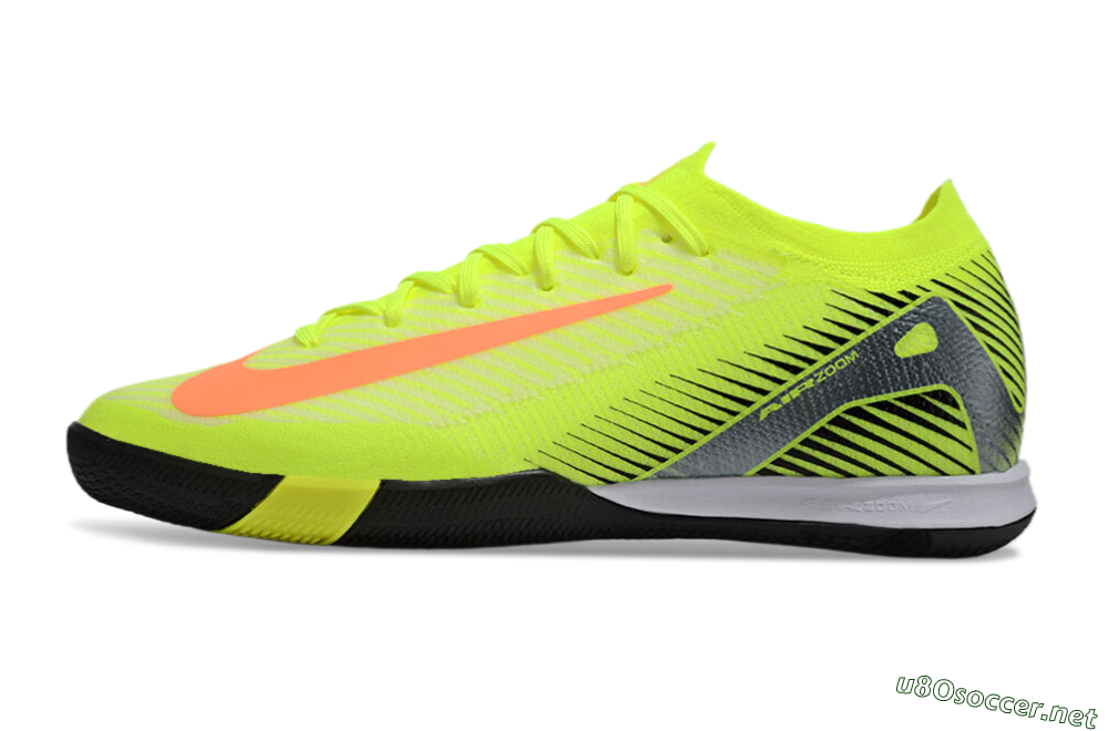 Men's Nike Air Zoom Mercurial Vapor 16 Elite IC Football Shoes - Yellow/Orange/Silver 0