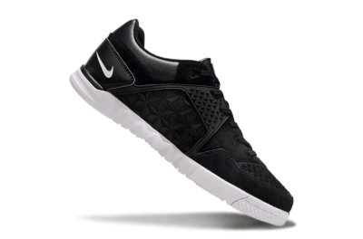 Men's Nike Street Gato IC Football Shoes - Black/White