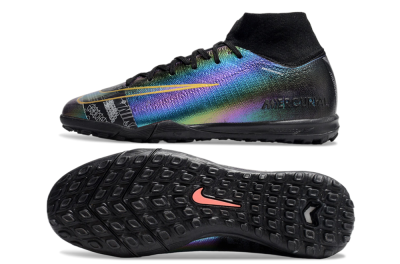 Men's Nike Air Zoom Mercurial Superfly 10 Elite TF Football Shoes - LaserYellow/Black