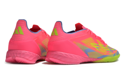 Men's Adidas F50 Pro IC Football Shoes - Pink/Yellow/Blue
