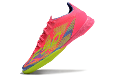 Men's Adidas F50 Pro IC Football Shoes - Pink/Yellow/Blue