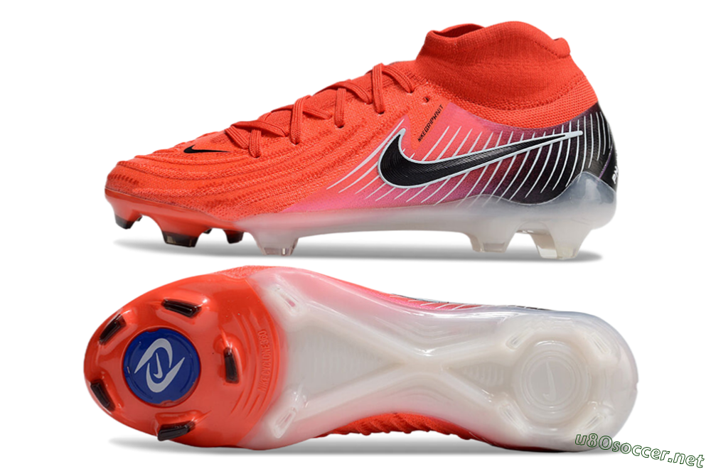Men's Nike Phantom Luna Elite NU FG Football Boots - Red/Black/White 1