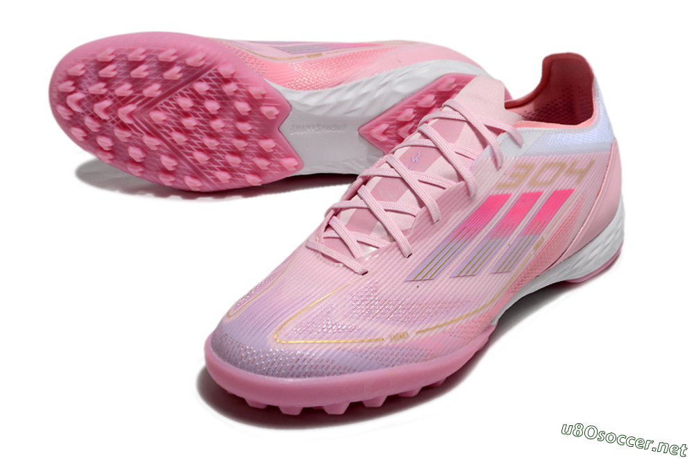 Men's Adidas F50 Pro 304 TF Football Shoes - Pink/White/Purple 3